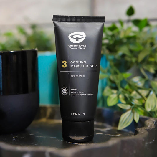 Green People For Men No. 3 Cooling Moisturiser - Natural & Organic Non-Greasy Face Cream - Paraben & Ethanol Free - Vegan, 100ml : Amazon.co.uk: Beauty