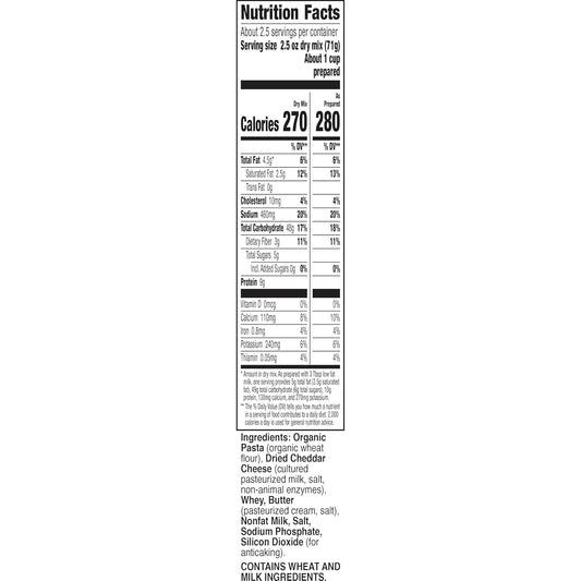 Annie'S Macaroni And Cheese, Classic Cheddar With Organic Pasta, 4 Ct, 24 Oz