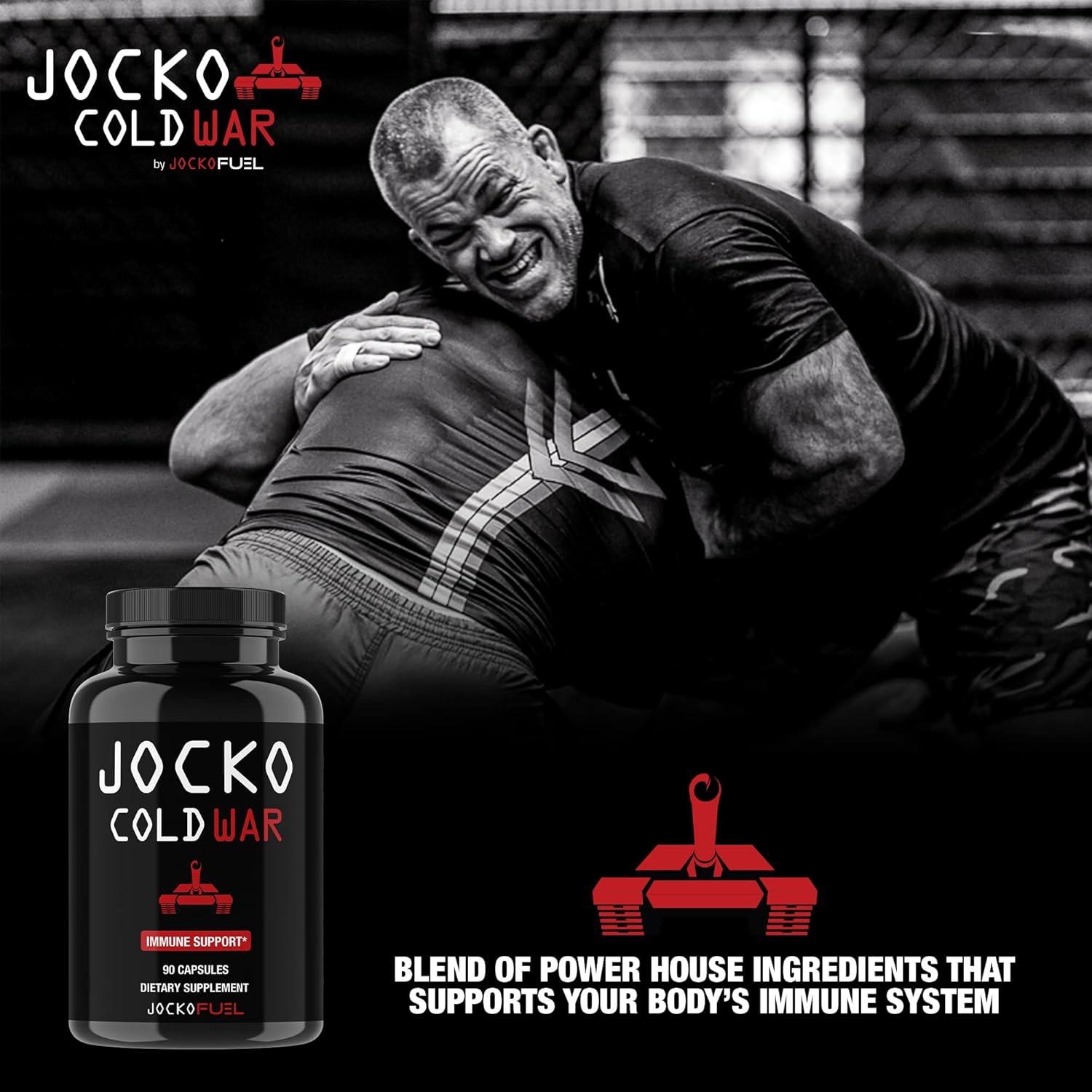 Origin Jocko Fuel Immune Support Stack: Cold War Immune Support Supplement + Jocko Vitamin D3 5000IU Supplements (30 Day Supply) : Health & Household