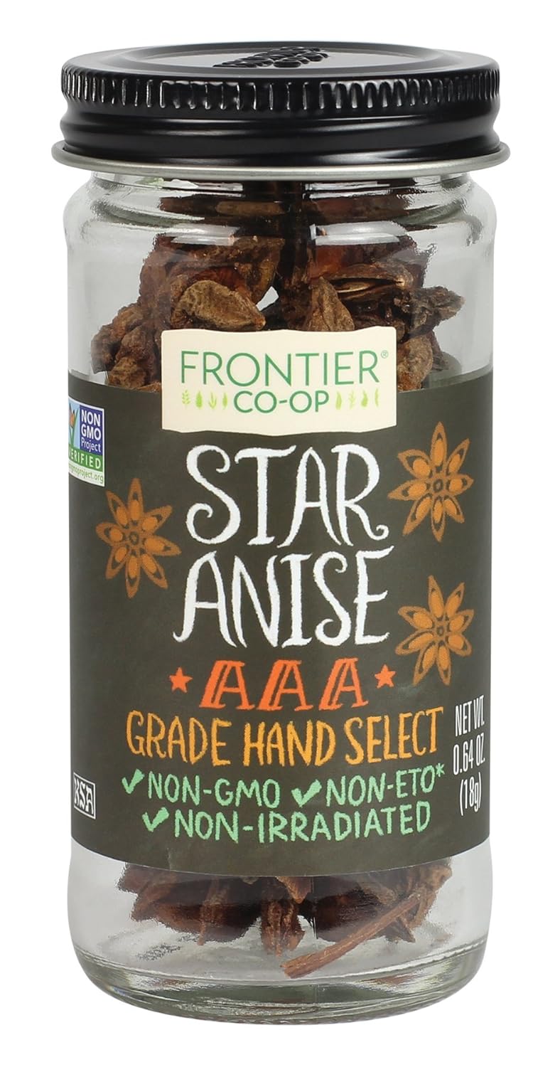 Frontier Natural Products Anise Star Select Whole, 0.64-Ounce