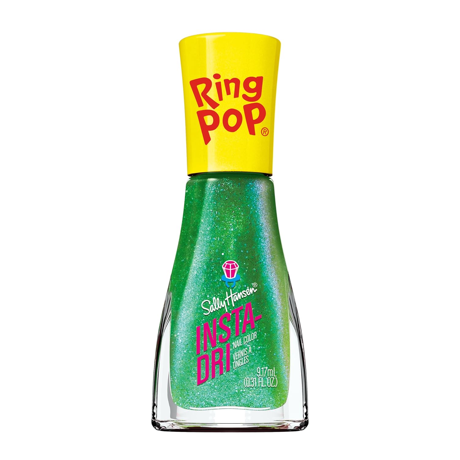 Sally Hansen Insta-Dri®, Ring Pop S-Melon Like Summer, Quick Dry, Long Lasting, Streak-Free Shine, Green Nail Polish