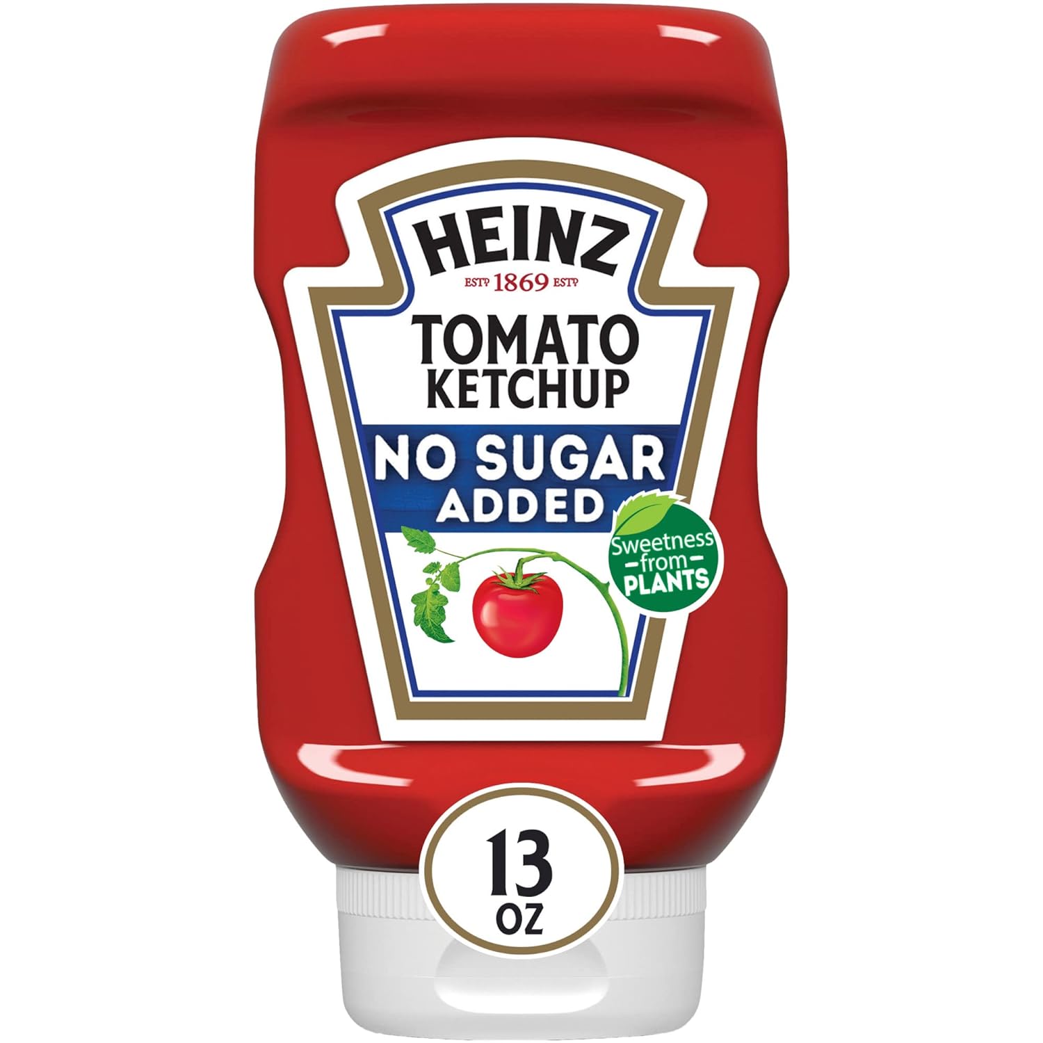 Heinz Tomato Ketchup With No Sugar Added (13 Oz Bottle)