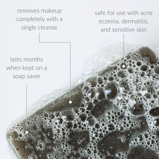Osmia Skincare - Natural Rose Clay Facial Soap Bar | Coconut Milk, Jojoba Oil, Mango Butter | Soothe, Plump, Soften | Clean Beauty For Healthy Skin (2.25 Oz | 64 G)