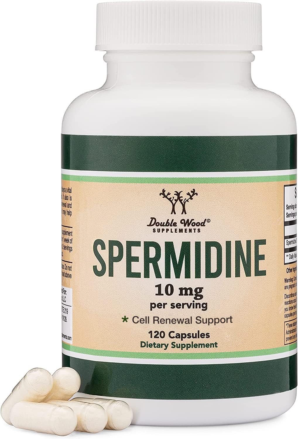 Spermidine Supplement (10Mg Of 99% Spermidine 3Hcl - Third Party Teste