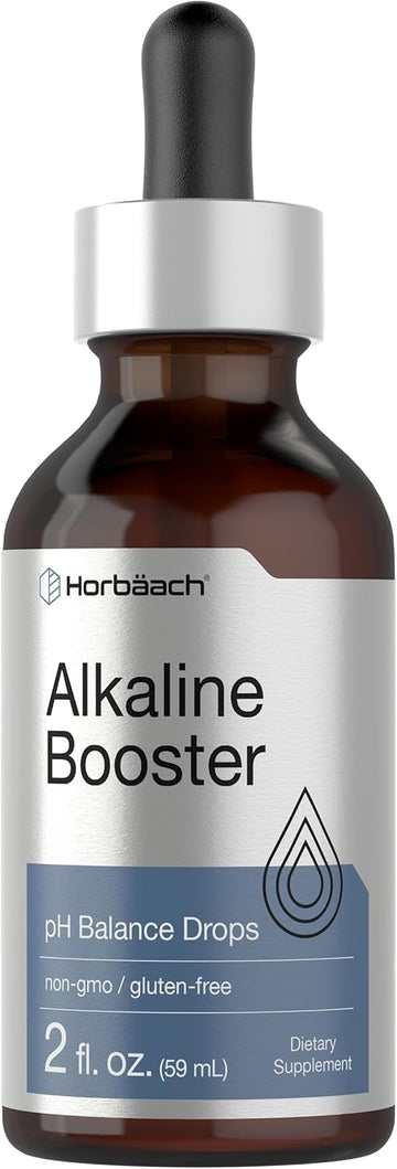 Horbäach Alkaline Booster Drops | 2 Fl Oz | Ph Balance | Non-Gmo & Gluten Free Supplement