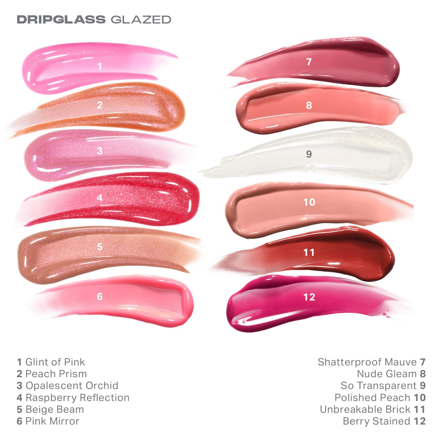 Morphe Dripglass High Shine Lip Gloss - Glazed, Semi-Sheer & Nourishing Lip Makeup - Buildable Formula Infused With Plant-Derived Squalane & Vitamin E - Raspberry Reflection (0.13 Oz) : Beauty & Personal Care