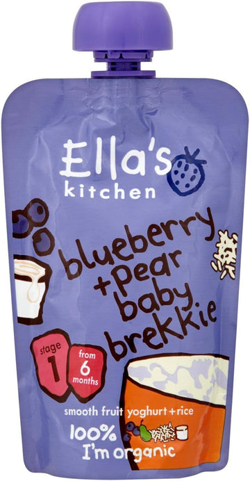 Ella'S Kitchen Smooth Puree, Organic Banana Baby Brekkie, 100G