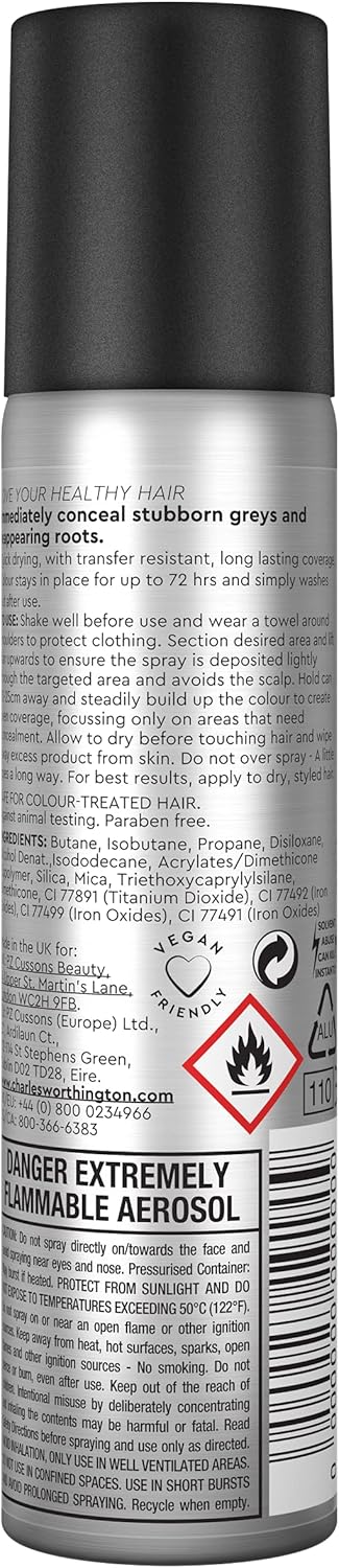 Charles Worthington Instant root concealer spray - Light Blonde : Amazon.co.uk: Beauty