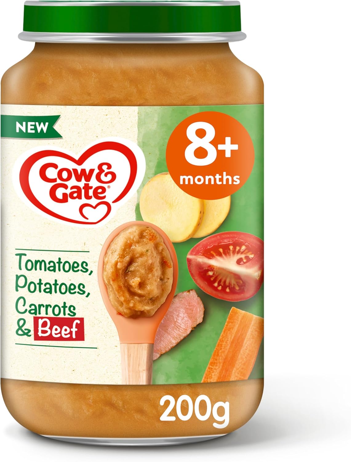 Cow & Gate Pumpkin Chicken & Rice Baby Food Meal Jar 8+ Months 200G