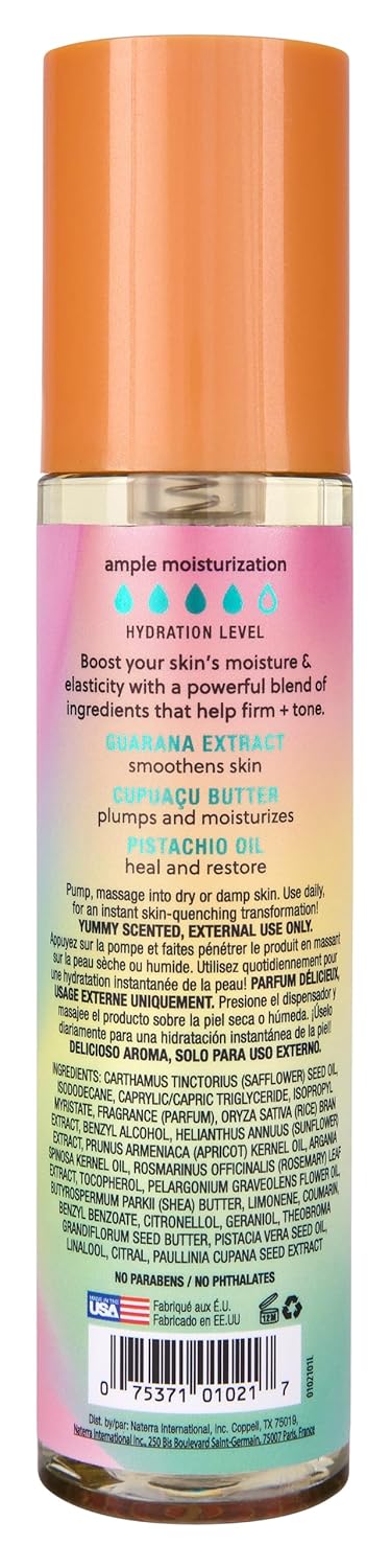 Tree Hut Tropic Glow Firming Body Oil, Hydrating Oil For Soft, Glowing Skin, With Cupuaçu Butter, Guarana, Pistachio Oil, 5 Fl Oz