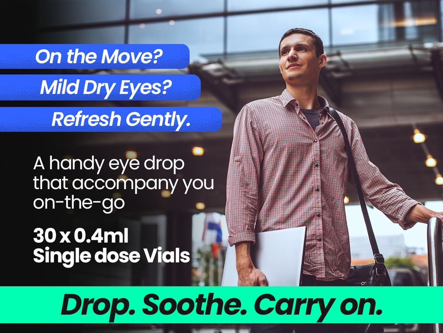 Ocufresh Comfort Eye Drops – 30 Single-Use Vials (0.4ml Each) – Mild & Gentle Dry Eye Relief for Screen Fatigue, Redness, Irritation – Preservative-Free, Sterile & Travel-Friendly Hydration : Amazon.co.uk: Health & Personal Care