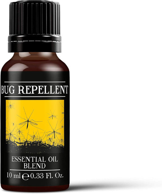 Mystix London | Bug Repellent Pure & Natural Essential Oil Blend 10Ml - For Diffusers, Aromatherapy & Massage Blends | Perfect As A Gift | Vegan, Gmo Free