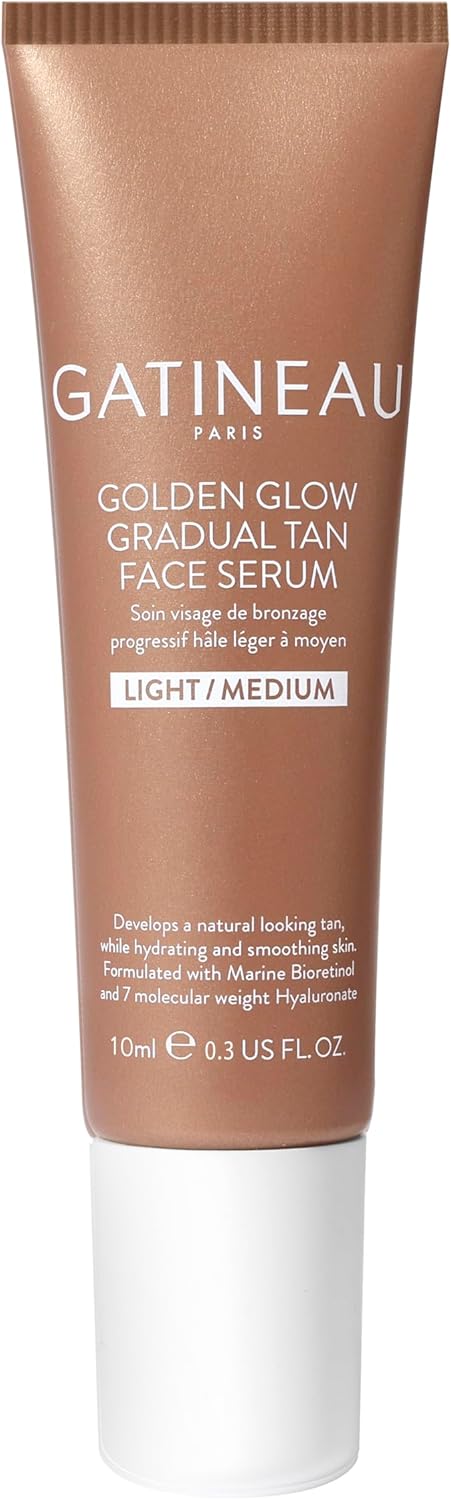 Gatineau - Golden Glow Gradual Tan Face & Body Duo, With 2 In 1 Moisturiser & Self Tanning Lotion (400Ml) And Face Serum Medium/Dark (10Ml)