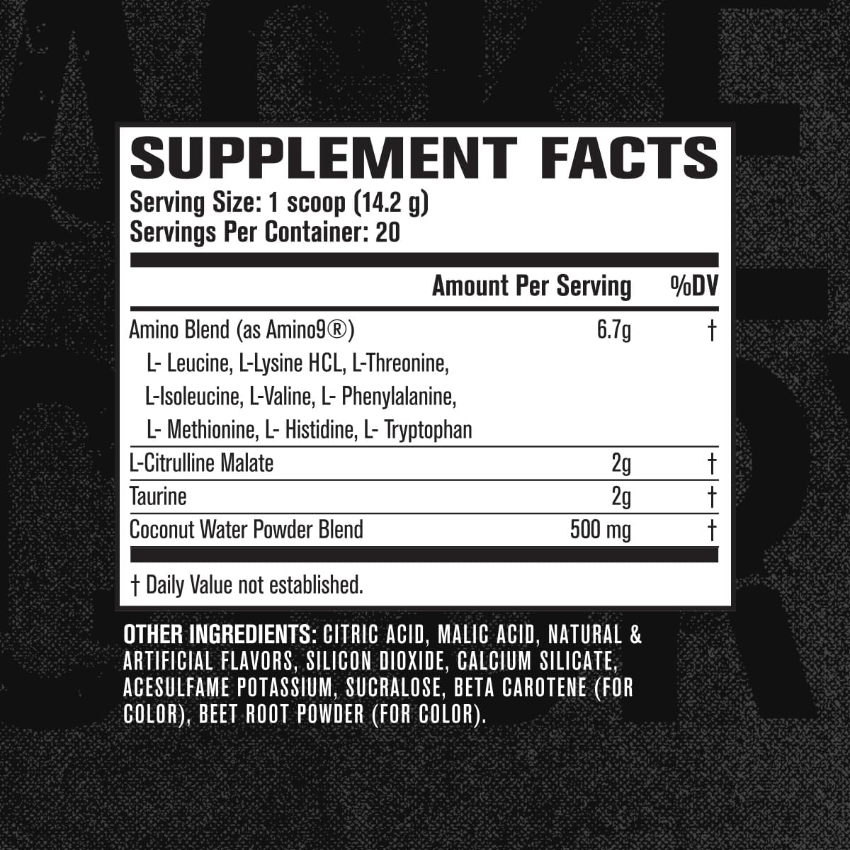 Jacked Factory EAA Surge Essential Amino Acids Powder - EAAS & BCAA Intra Workout Supplement w/L-Citrulline, Taurine, & More for Muscle Building, Strength, Endurance, Recovery - Pineapple, 20sv : Health & Household