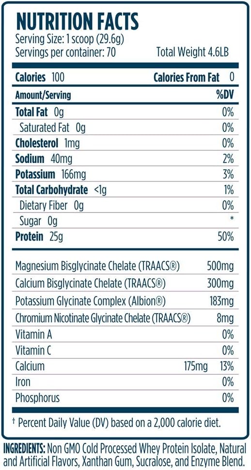 VMI Sports ProtoLyte Whey Isolate Protein Powder, Vanilla Cake Batter,