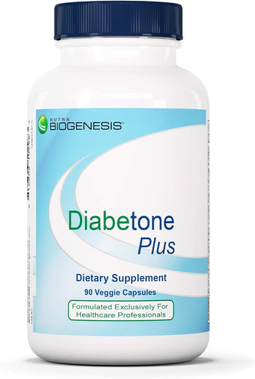 Nutra Biogenesis - Diabetone Plus - Gymnema, Bitter Melon, Biotin And Chromium - 90 Capsules