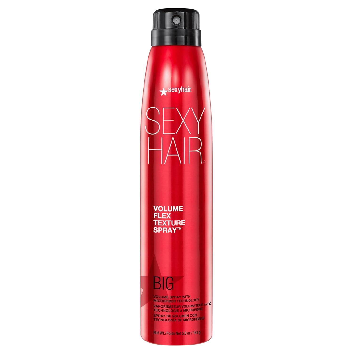 Sexyhair Big Volume Flex Texture Spray With Microfiber Technology | Builds Flexible Fullness | Provides Volume Up To 2X