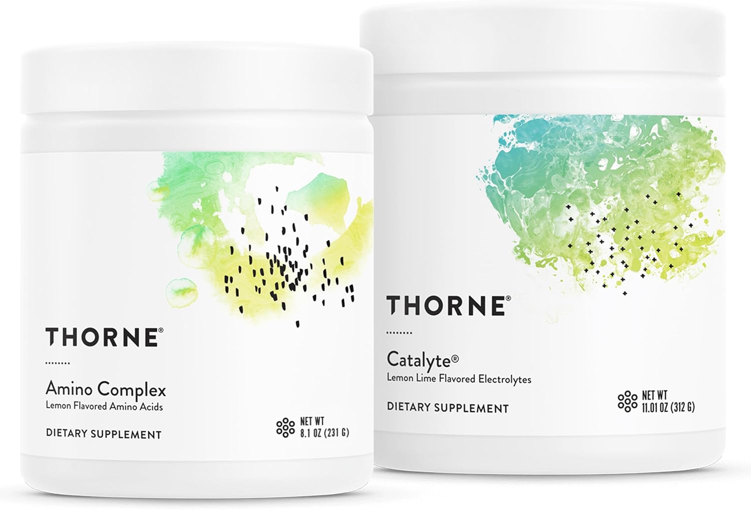 Thorne Performance Essentials Bundle - Amino Complex Lemon & Catalyte Lemon Lime - 30 Servings