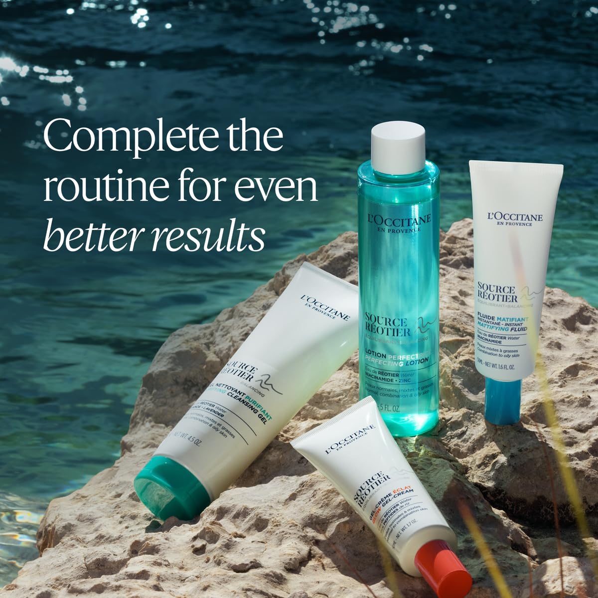L'Occitane Source Reotier Purifying Cleansing Gel: Help Purify & Balance Skin, Maintain Hydration Barrier, Retain Moisture, 4.5 Oz : Beauty & Personal Care