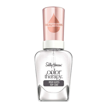 Sally Hansen Color Therapy™, High Gloss Top Coat, Argan Oil, Long Lasting, Healthy Nails, Clear Nail Polish