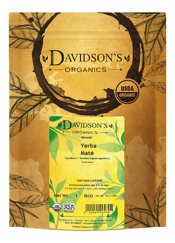 Davidson'S Organics, Yerba Mate, Loose Leaf Tea, 16-Ounce Bag