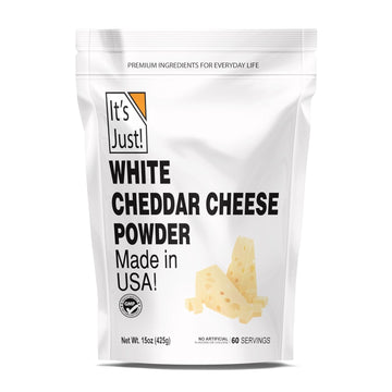 It'S Just - White Cheddar Cheese Powder, Traditional Sharp Flavor, Made In Usa, 15Oz