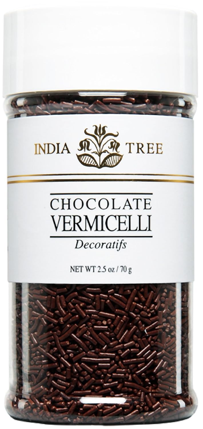 India Tree Chocolate Vermicelli, 2.5 Oz (Pack Of 3)