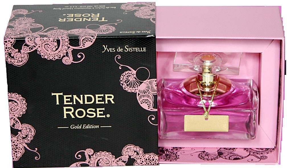 Yves De Sistelle Tender Rose Gold Edition 3.4 Oz 100 Ml Eau De Parfum For Women : Beauty & Personal Care