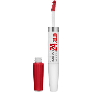 Maybelline Superstay 24 2-Step Liquid Lipstick Makeup, Reliable Raspberry, 1 Kit