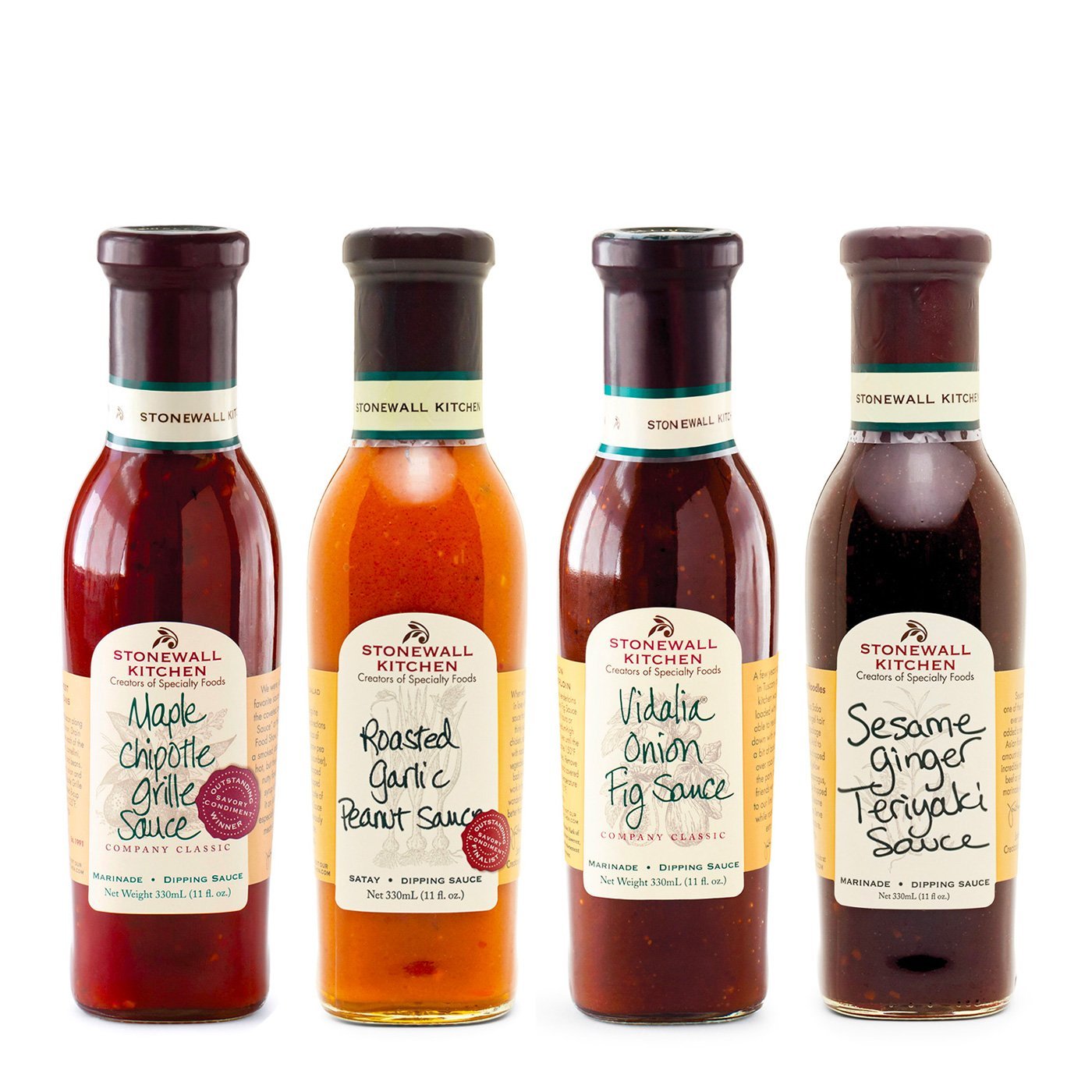 Stonewall Kitchen 4 Piece Our Classic Grille Sauce Collection