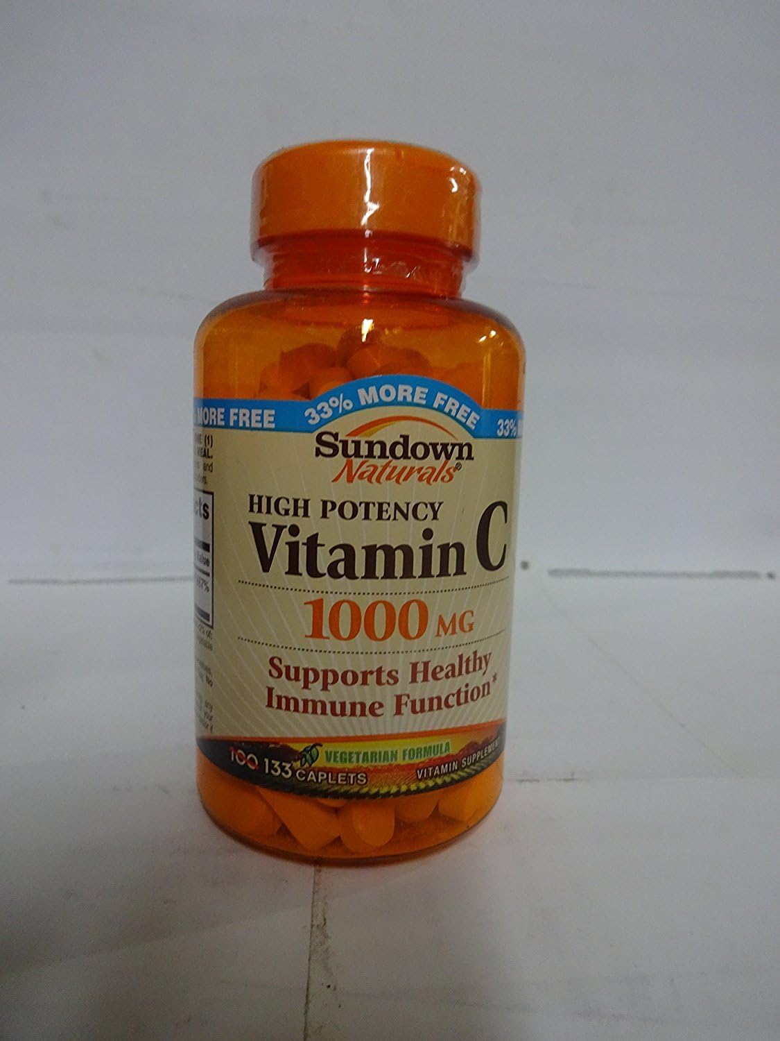 Sundown Vitamin C 1000 MG High Potency 133 Caplets : Health & Household