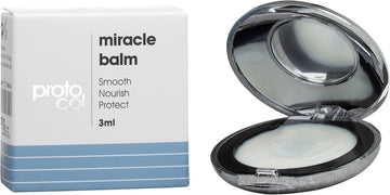 Proto-Col - Miracle Balm, Collagen And Vitamin E Moisturiser For Lips, Skin And Face, Soothes Chapped Lips And Dry Skin, Fast Absorbing On The Go Vegan Relief With Hydrating Hyaluronic Acid (3Ml)