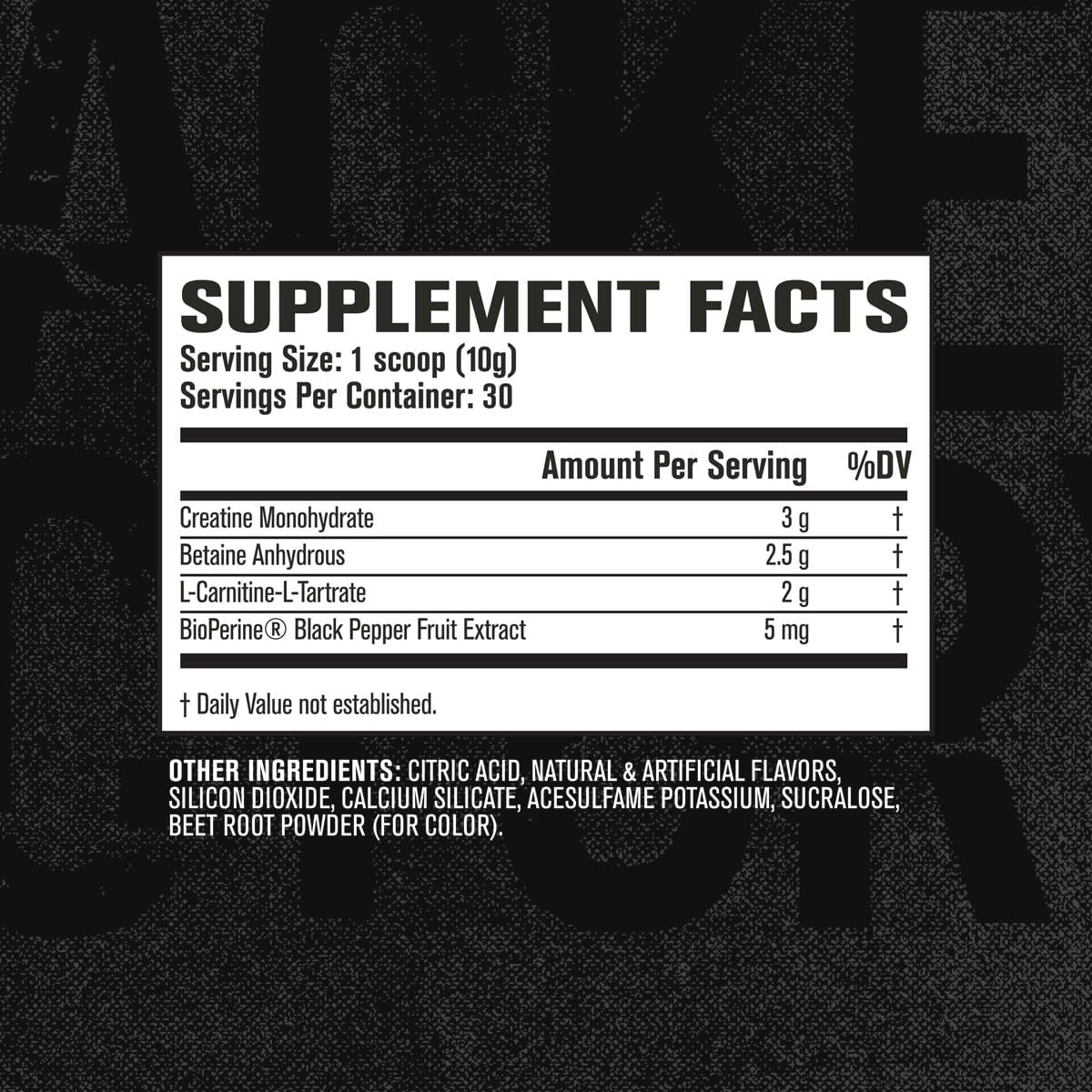 Jacked Factory Growth Surge Creatine Post Workout W/L-Carnitine - Daily Muscle Builder & Recovery Supplement With Creatine Monohydrate, Betaine, L-Carnitine L-Tartrate - 30 Servings, Fruit Punch : Health & Household