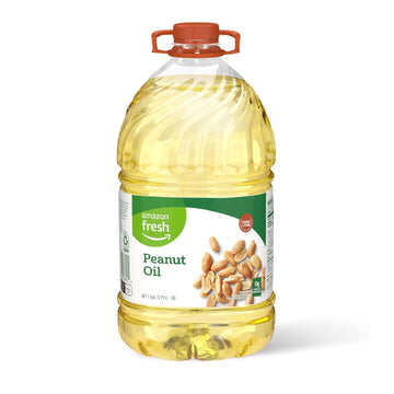 Amazon Fresh, Peanut Oil, 128 Fl Oz (Previously Happy Belly, Packaging May Vary)