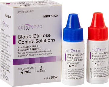 McKesson Quintet AC Blood Control Solution for Glucose Meter Level 1 / Level 2, 1 Count