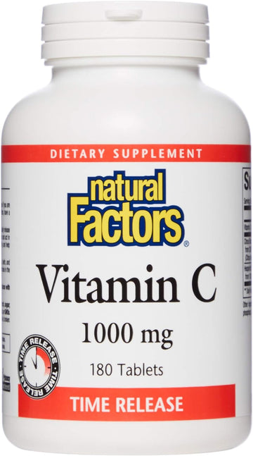 Natural Factors, Vitamin C 1000 mg, Time Release Antioxidant Support for Immune and Bone Health