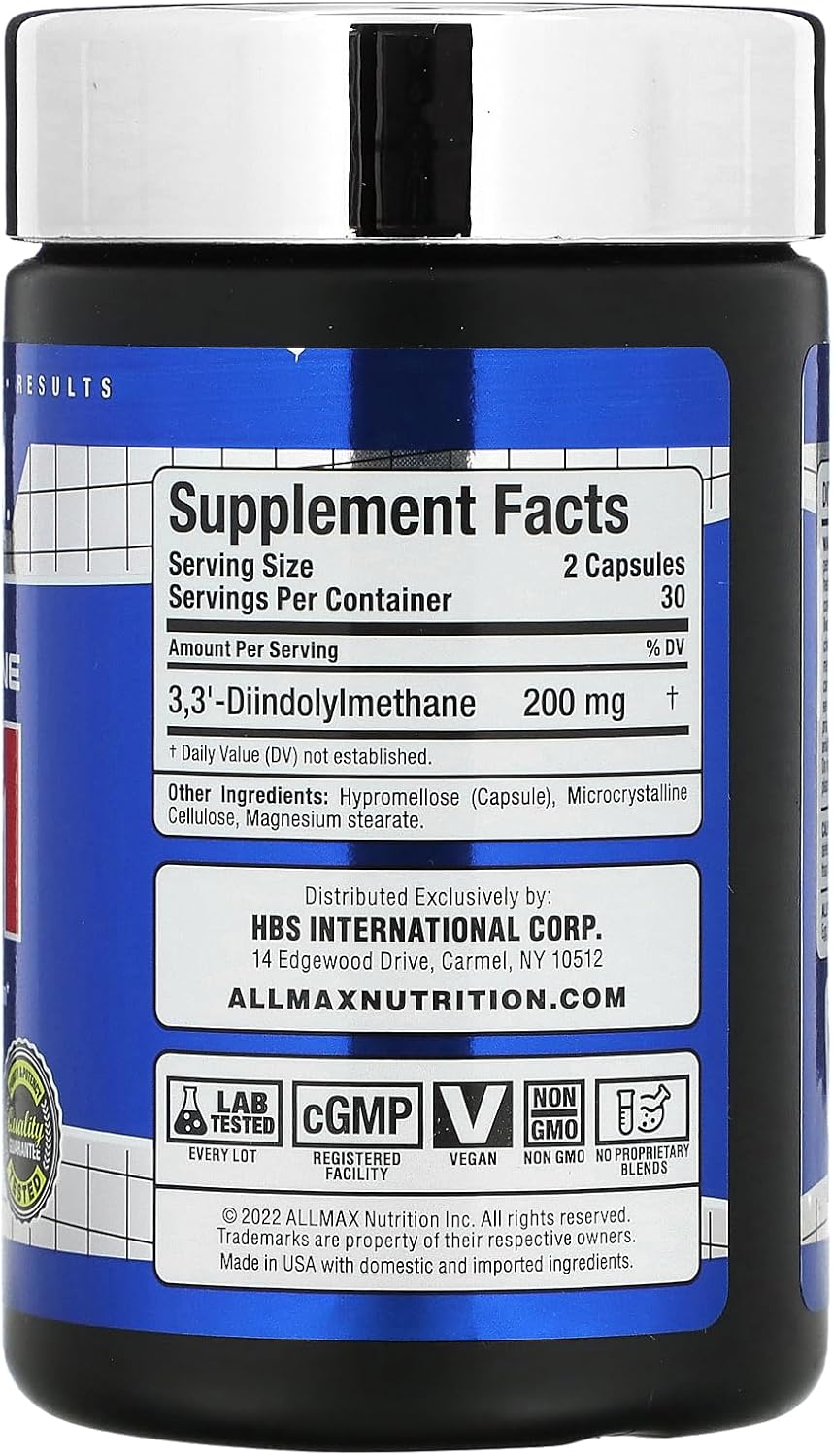 ALLMAX D.I.M. 100mg (60ct) : Health & Household