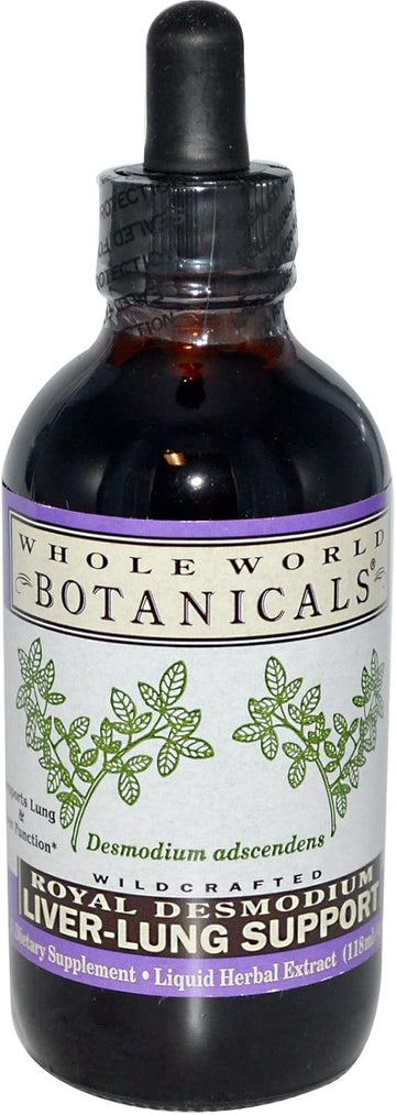 Whole World Botanicals Liver Lung Support Royal Desmodium - 4 Oz
