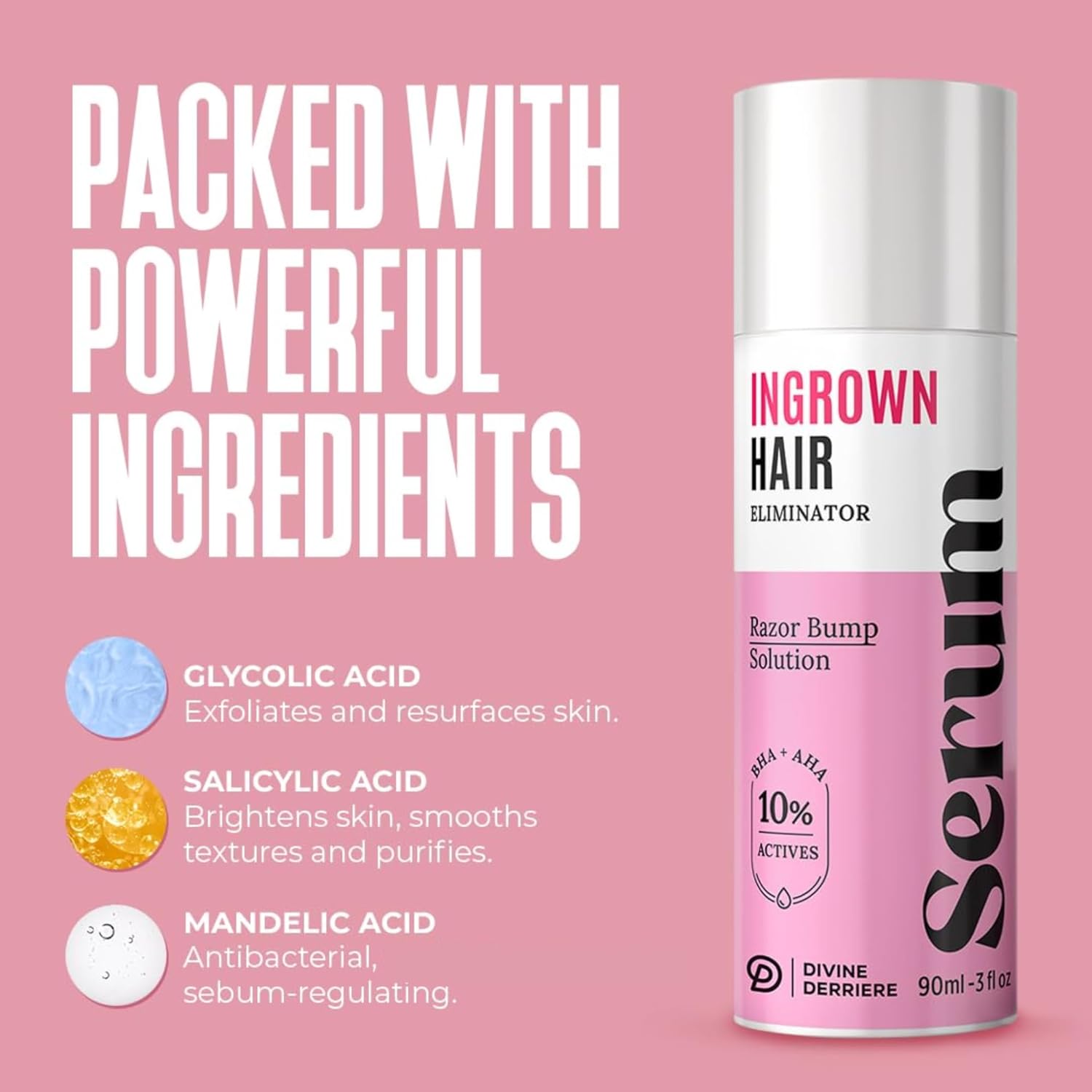 Razor Bump Stopper With Dark Spot Remover, Ingrown Hair Treatment For Bikini Area And Razor Bumps Treatment - Salicylic Acid After Shave Solution For Ingrown Hairs & Razor Burns : Beauty & Personal Care