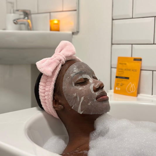Beautypro Hyaluronic Acid Face Mask Anti-Ageing Hydrating Bamboo Facial Sheet Anti-Inflammatory Natural Moisturising Soothing Korean Vegan Skincare 100% Biodegradable Multi-Award Winning Brand