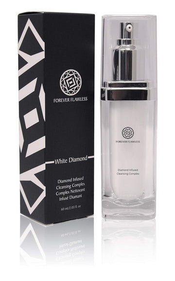 Forever Flawless Best Facial Cleanser With 100% White Diamond Infused Powder, Antioxidants, Vitamin A And E For Oily, Dry & Sensitive Skin, Anti-Aging, Anti Wrinkle. Men And Women Ff13, (2.03 Fl Oz)