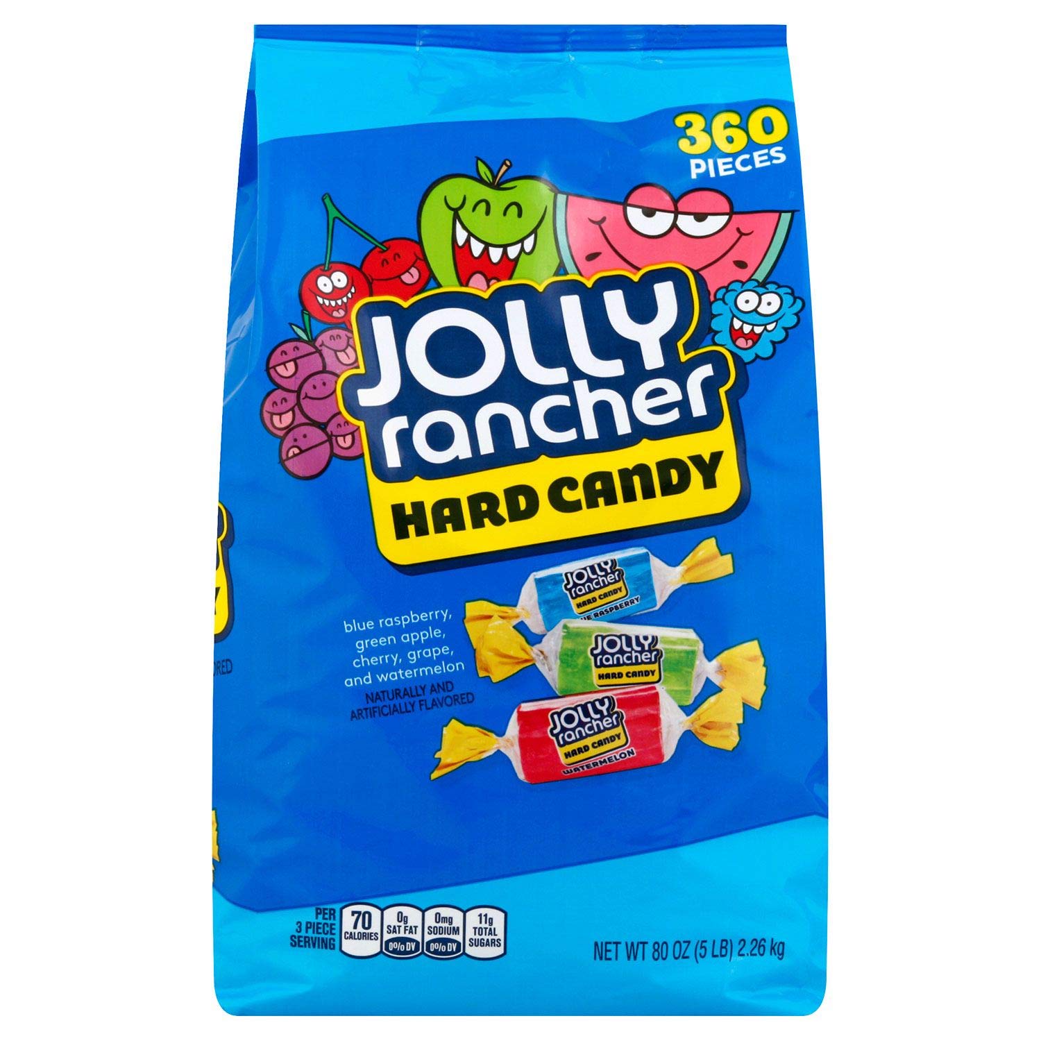 Jolly Rancher Hard Candy - 5 Pound Bag (8 Pack)