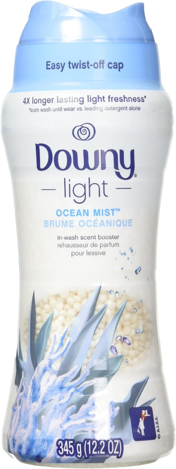 Downy Light Laundry Scent Booster Beads for Washer, Ocean Mist, 12.2 oz, with No Heavy Perfumes : Everything Else