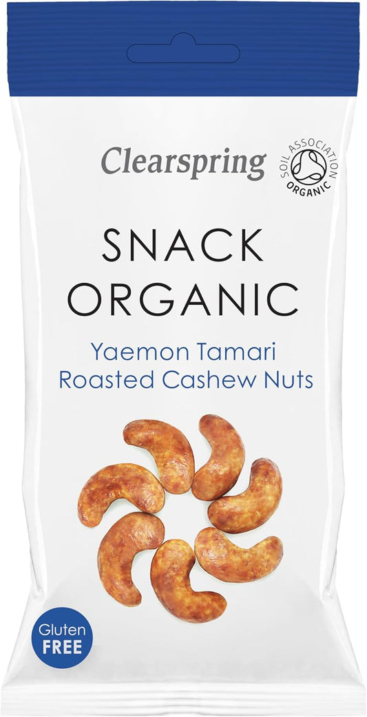 Clearspring Snack Organic (Yaemon Tamari Roasted Cashew Nuts, 15)