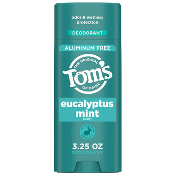 Tom'S Of Maine Complete Protection Aluminum-Free Natural Deodorant, Eucalyptus Mint, 3.25 Oz