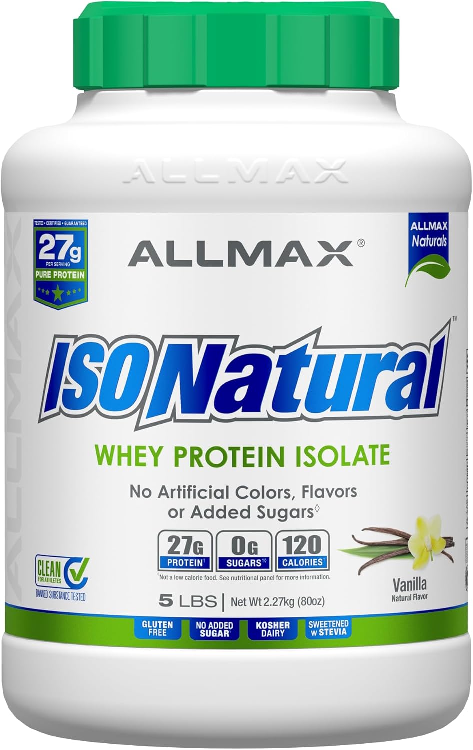 Allmax Nutrition Isonatural (Vanilla, 5 Pound)