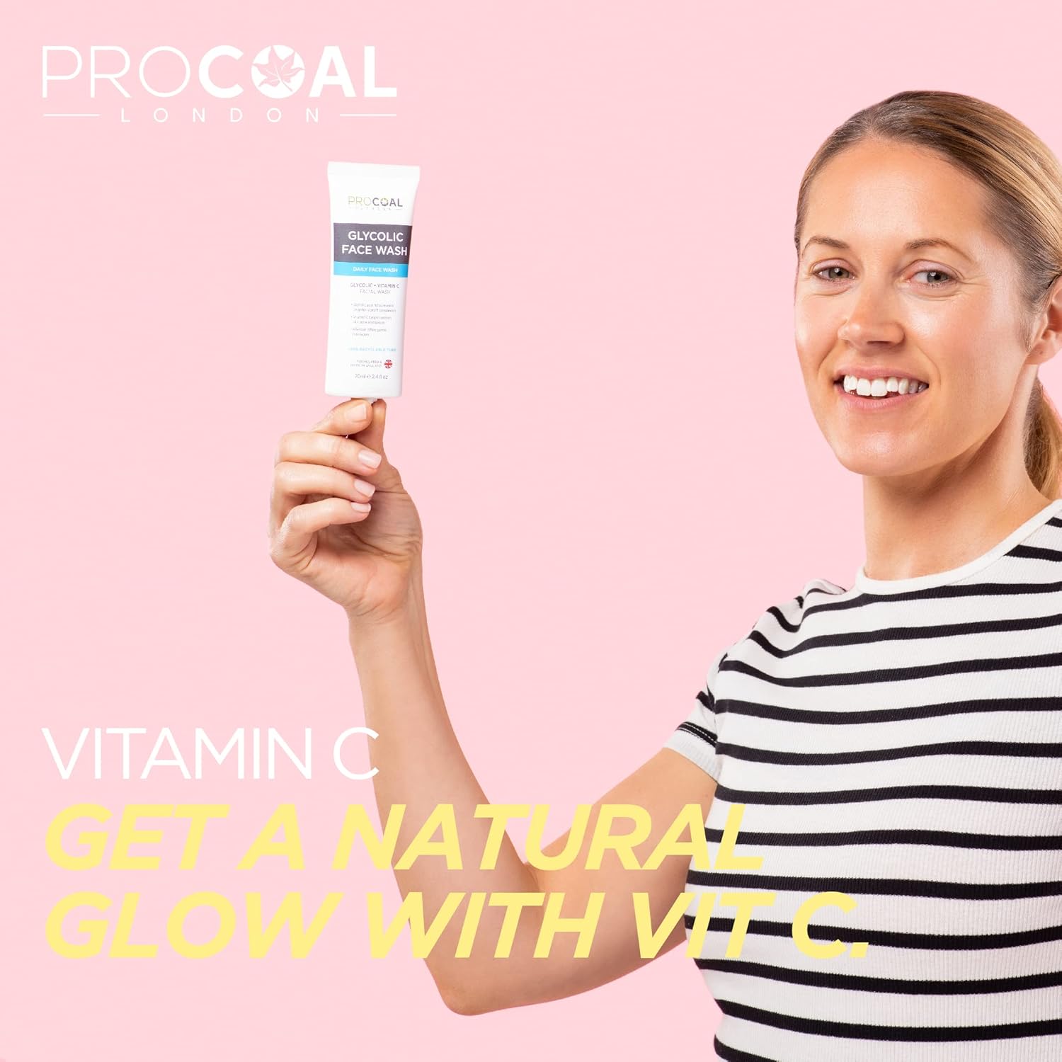 Glycolic Face Wash with Vitamin C by Procoal – Purifies, Cleanses and Resurfaces Complexion, Cruelty-Free, Made in UK : Amazon.co.uk: Beauty