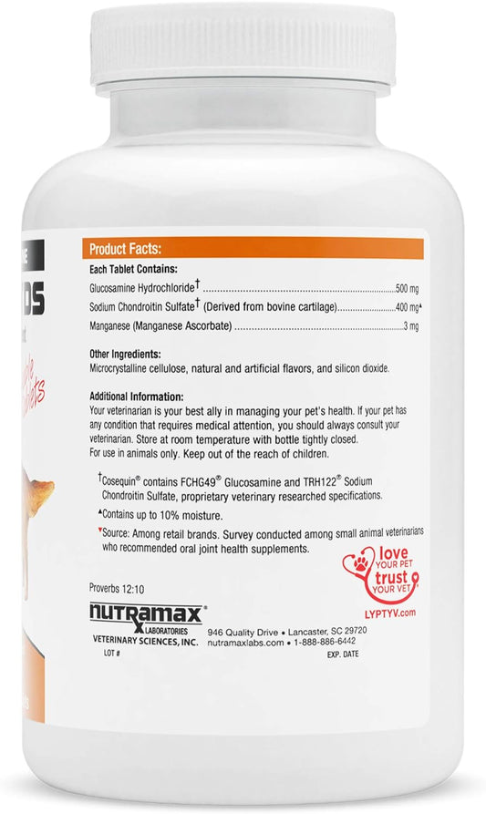 Nutramax Cosequin Ds Joint Health Supplement For Dogs - With Glucosamine And Chondroitin, 132 Chewable Tablets