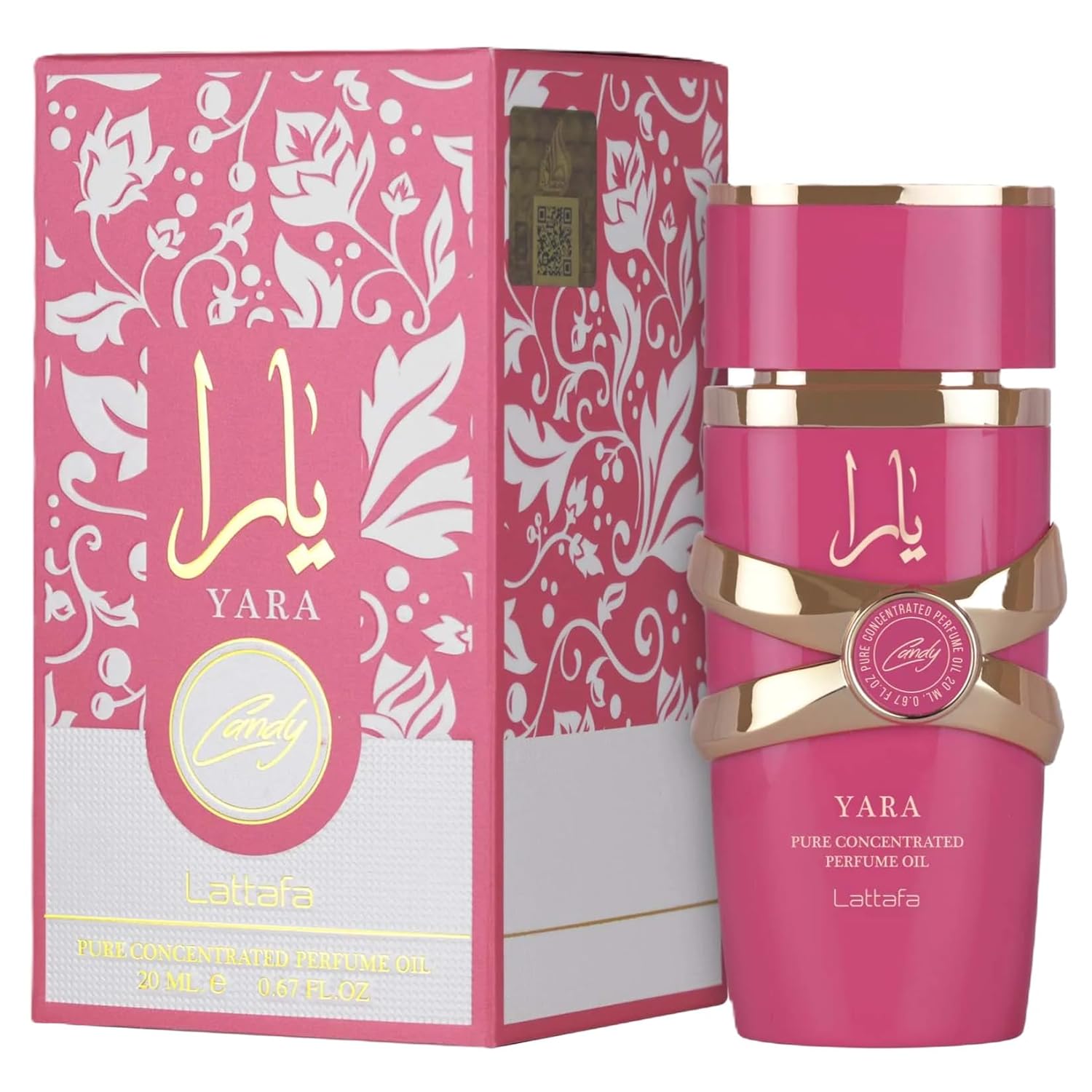 Lattafa Yara Candy – Fruity, Sweet, Floral, Musky – Pure Concentrated Perfume Oil Long-Lasting Fragrance For Women, 0.67 Ounce / 20 Ml : Beauty & Personal Care