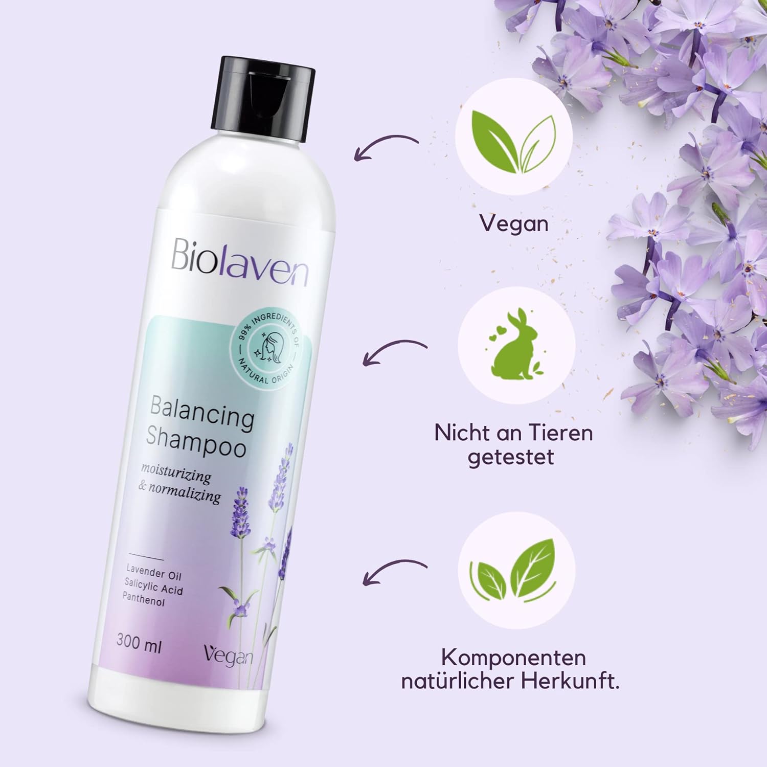 Biolaven Organic Balancing Shampoo 300Ml